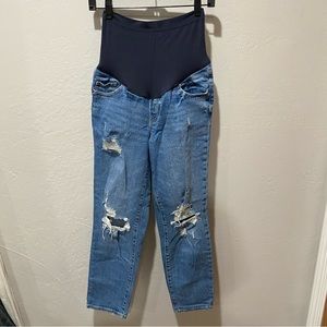 Old Navy maternity full panel ribbed jeans Size 10